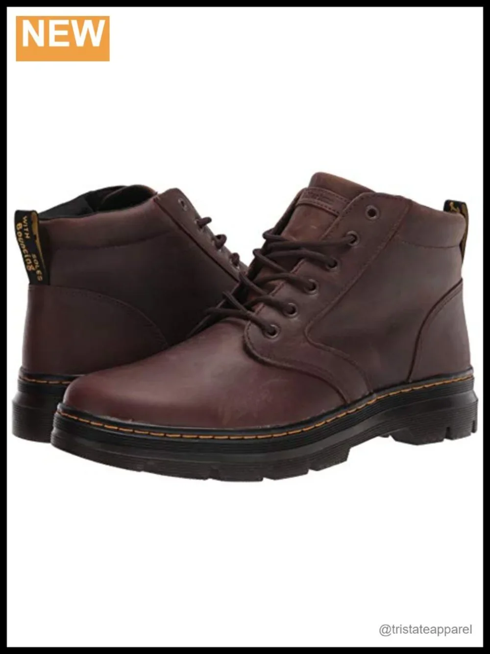 Dr. Martens Bonny Leather Chukka Boots Ankle Lace Up Chunky Sole